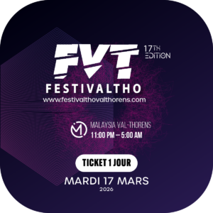 Ticket FESTIVALTHO – Mardi 17 mars 2026 à Val Thorens