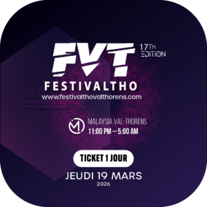 Ticket Festivaltho 2026 – Jeudi 19 mars à Val Thorens